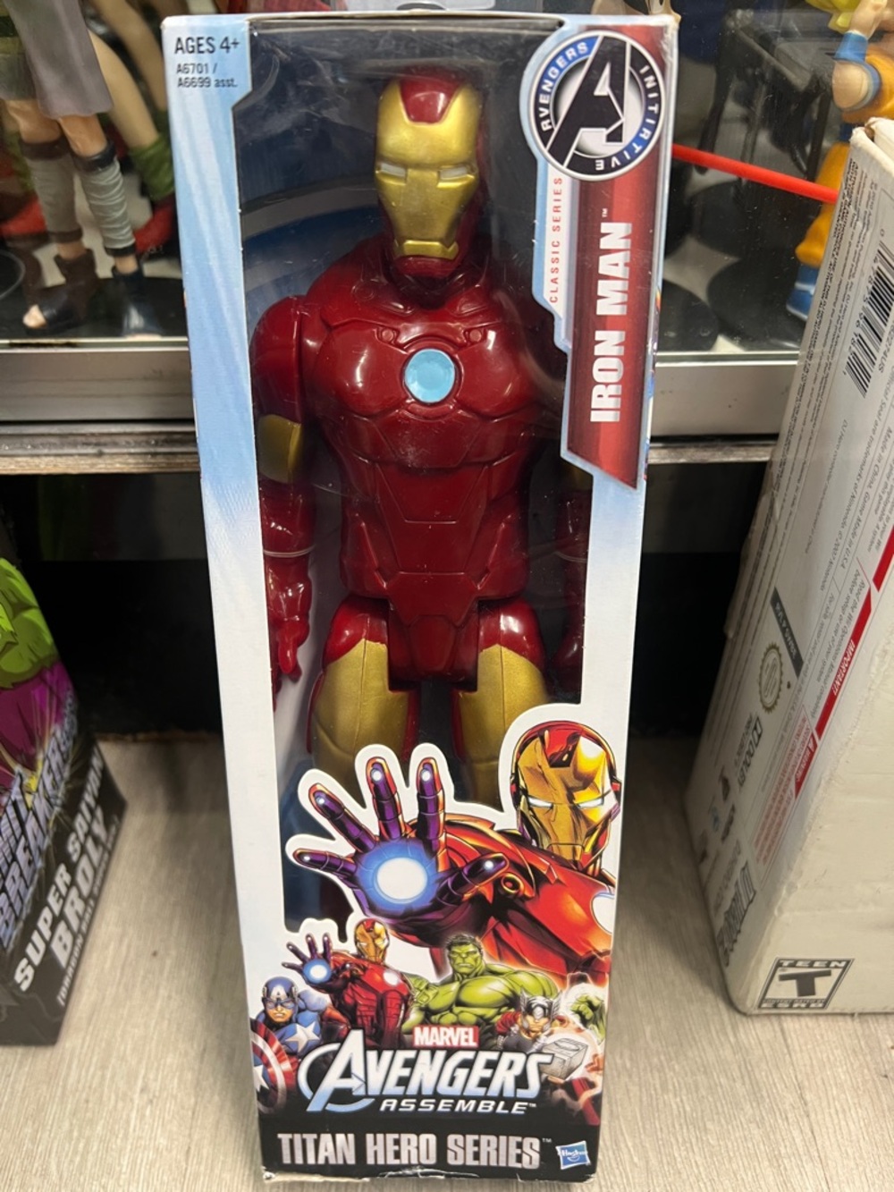 Marvel Iron Man Titan Hero Action Figure - Red & Gold
